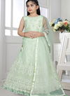 Green Colour Aaradhna 25 New Designer Wedding Wear Heavy Net Kids Lehenga Collection 209